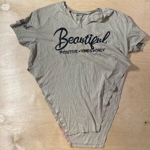 On Fire Tan Graphic Tee 1X (PQ)